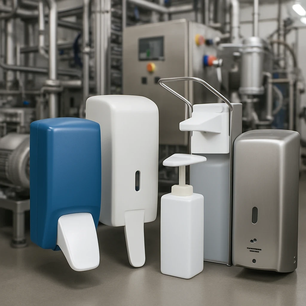 Profesjonalne dyspensery przemysłowe do mycia urządzeń i maszyn - jakie wybrać?